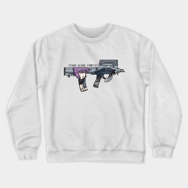 Stand Alone Complex Crewneck Sweatshirt by Pal3blood